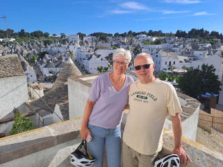 Alberobello: e-bike tour and orecchiette cooking class - The Itinerary in Detail