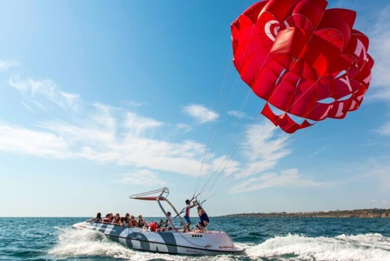Albufeira: Single, Double or Triple Parasailing Tour - The Experience on the Water