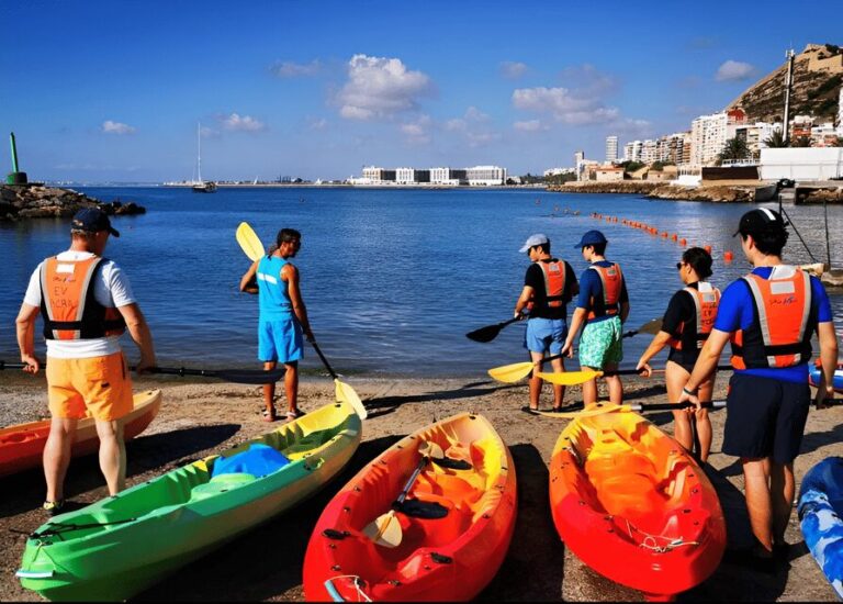 Alicante: Double Kayak Rental with Snorkel or Tapa and drink - The Realities of the Experience