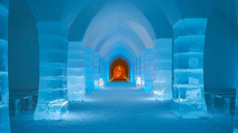 Alta: Igloo Ice Hotel and Hiking to the Frozen Waterfall. - The Scenic Hike to Gargia Waterfall