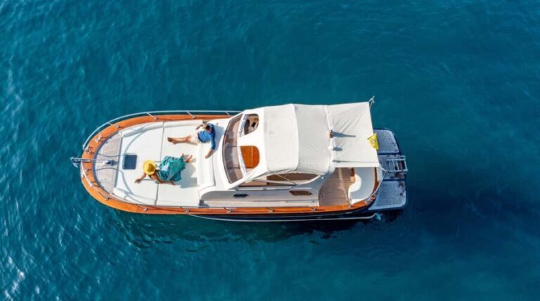 Amalfi coast private tour from sorrento on Gozzo 9 cabin - The Practicalities