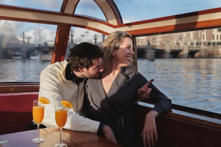 Amsterdam: 1.5-Hour High-End Morning Breakfast Canal Cruise - The Itinerary and Experience