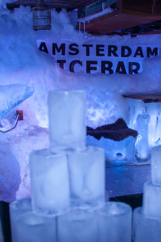 Amsterdam: 24-Hour Hop-On Hop-Off Boat and XtraCold Icebar - The Icebar Experience