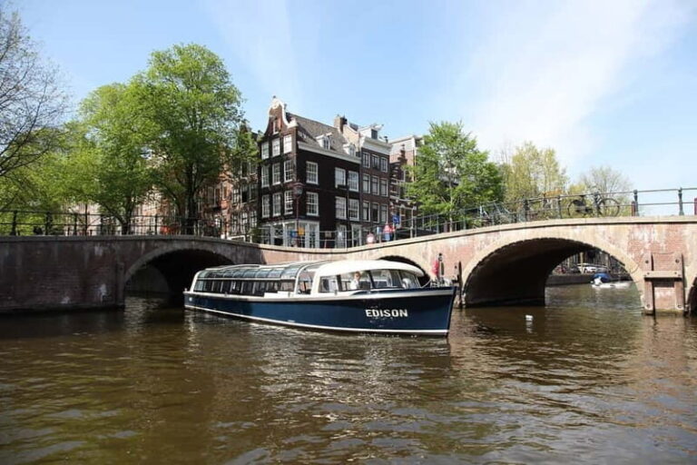 Amsterdam: 75 Minute City Canal Cruise with Audio Guide - The Highlights and Drawbacks