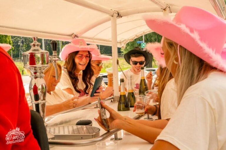Amsterdam: Dutch Prosecco Party Bike - The Itinerary Breakdown