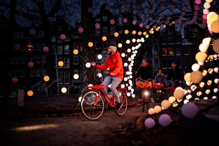Amsterdam: Light Festival Bike Tour with Guide - What to Expect on the Tour