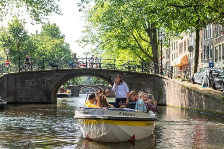Amsterdam: Open Boat Canal Cruise (with Free Spritz Option) - The Itinerary in Detail