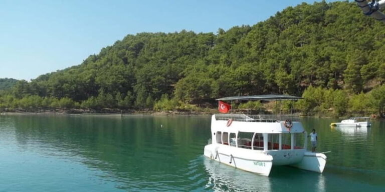 Antalya-Alanya-Side: Green Canyon Boat with Lunch&Transfers - Breakdown of the Itinerary