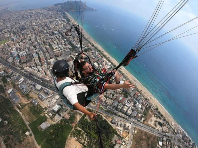 Antalya: Paragliding in Alanya W/Lunch And City Tour Option - Itinerary Breakdown and Highlights
