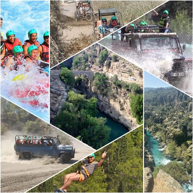Antalya: Rafting Jeep Buggy&Quad Safari zipline canyon visit - The Experience and Atmosphere