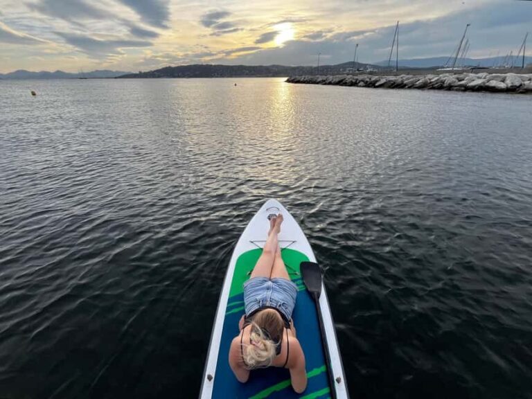 Antibes : Stand Up Paddle at Sunrise/Sunset & video memories - The Cost and Value