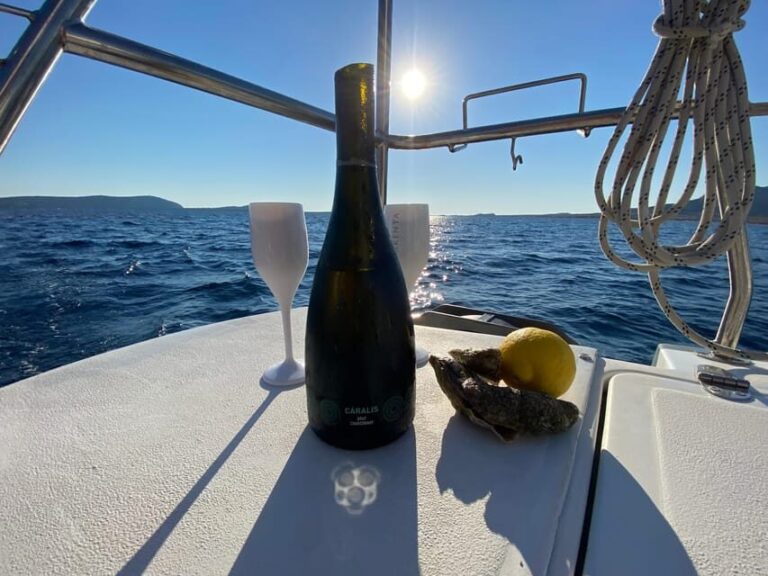 aperitifs at sunset on the Stintino catamaran burianaCharter - The Experience From the Traveler’s Perspective