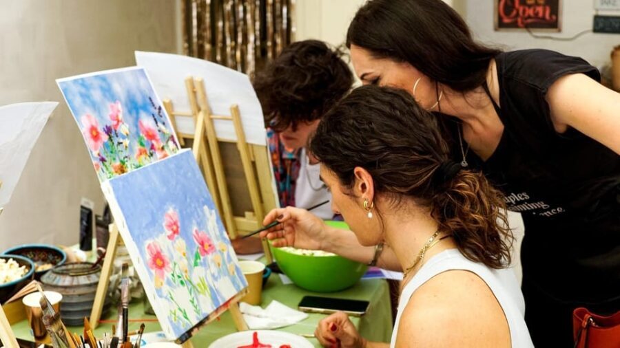 Art Workshop in Naples city centre with Aperitif - The Practicalities