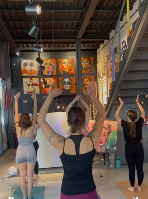Art&Yoga + Cheese&Wine - The Yoga Component: What to Expect