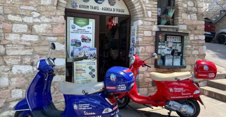 Assisi Rental Vespa '125cc - full day - What to Expect from the Day