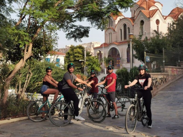 Athens: City Bike tour with Acropolis Visit Option - The Itinerary Breakdown