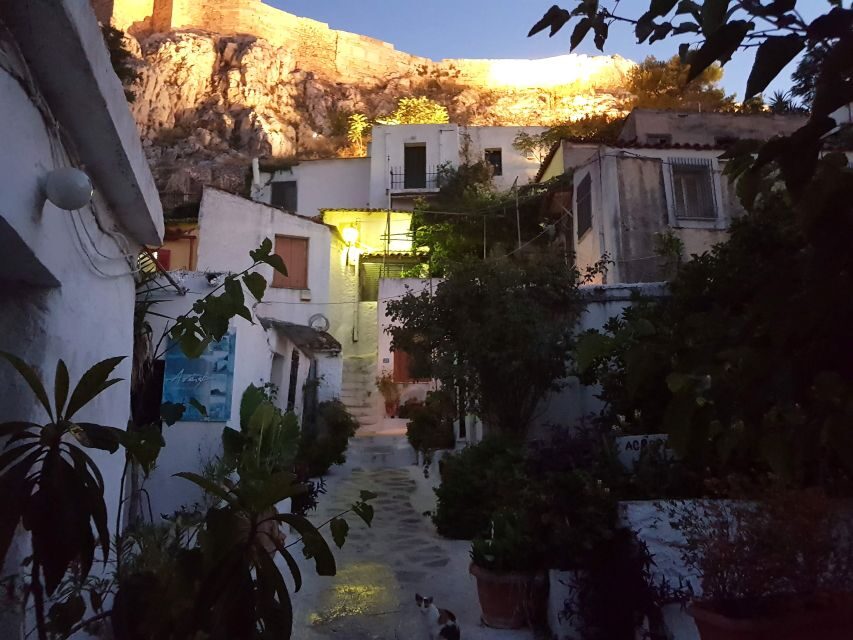 Athens: Evening Guided Walking Tour with Plaka & Dinner - The Food and Drink Experience