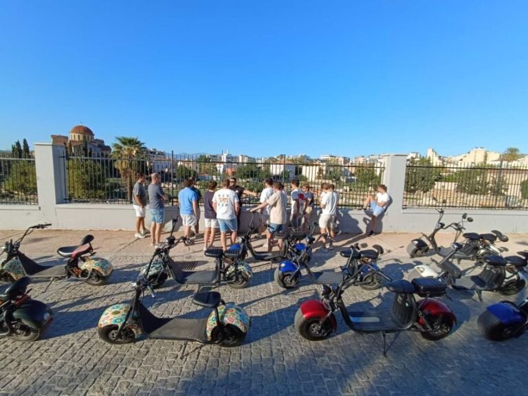 Athens: Premium Guided E-Scooter Tour in Acropolis Area - The Experience in Practice