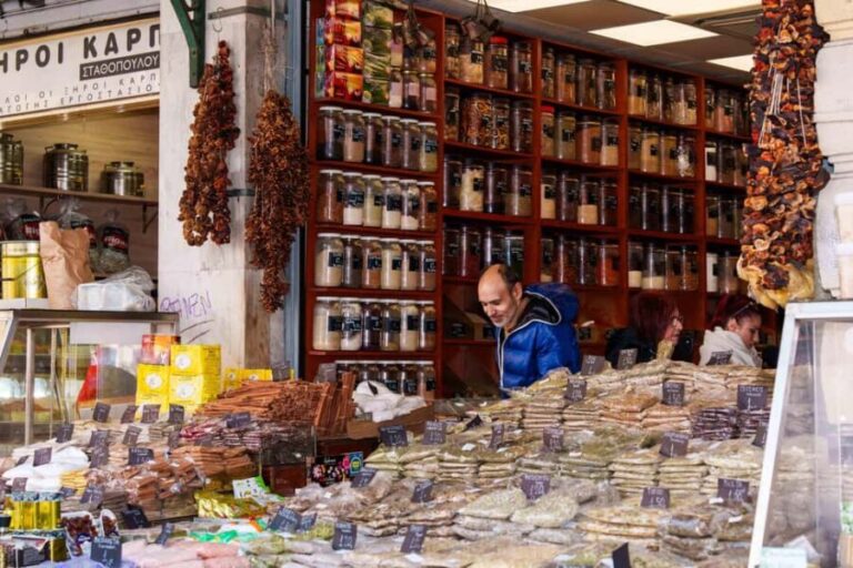 Athens: Private Food Tour with 10 Tastings - Exploring the Neighborhoods: Iroon Square and Avissinias Square