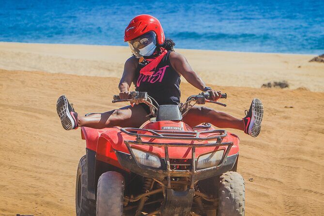 ATV Single in Cabo San Lucas /2 Hours/ migriño beach and desert - Ending with a Taste of Culture