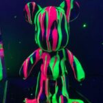 Barcelona: Bear-brick Fluorescent Painting | Wine and Art - Who Will Enjoy This Experience?