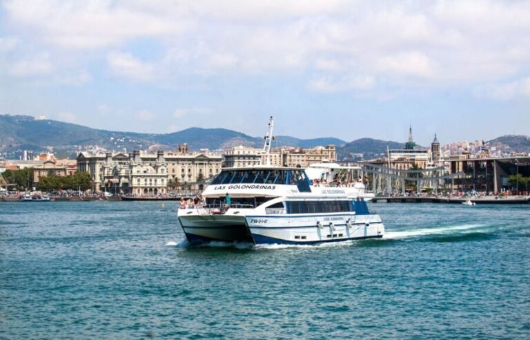 Barcelona: Boat Tour in Las Golondrinas - The Itinerary and What You’ll See