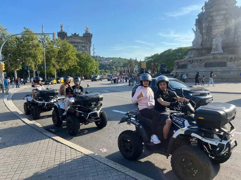 Barcelona: City Sights Electric Quad Tour