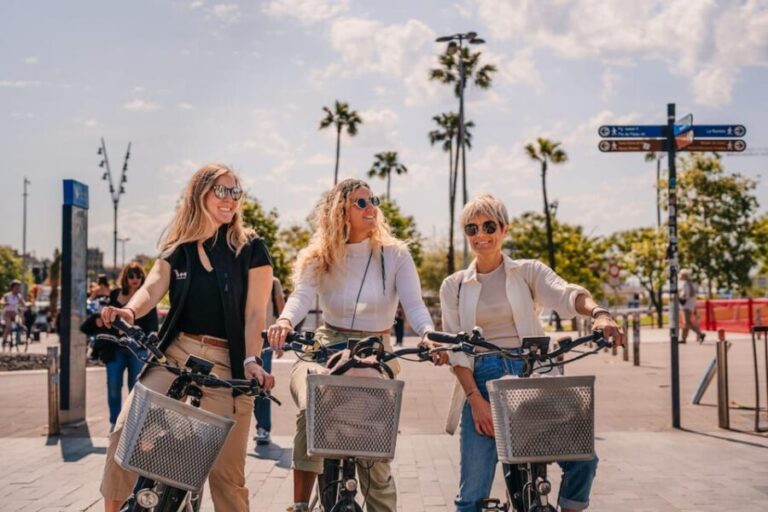 Barcelona: E-Bike Tour with Montjuic Cable Car & Boat Ride - What Makes This Tour Stand Out
