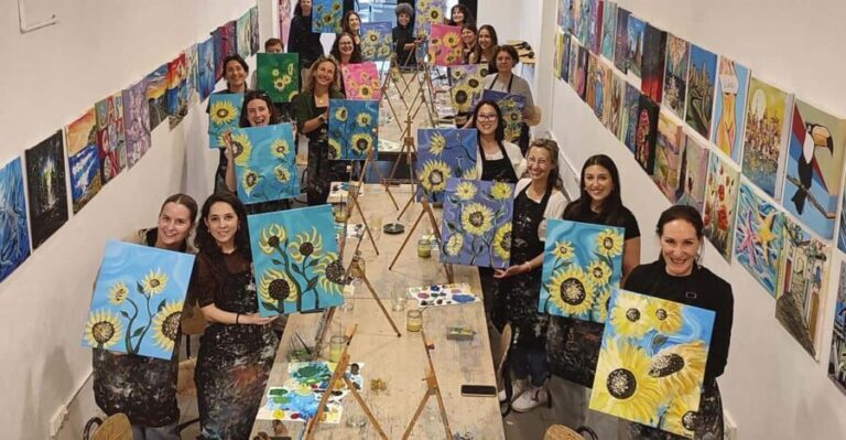 Barcelona: Learn to paint, sip wine, enjoy snacks & music - What is This Experience Really Like?