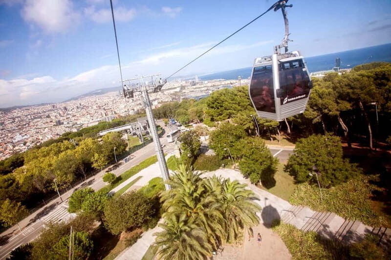 Barcelona: Montjuïc Cable Car Roundtrip Ticket - How the Itinerary Unfolds