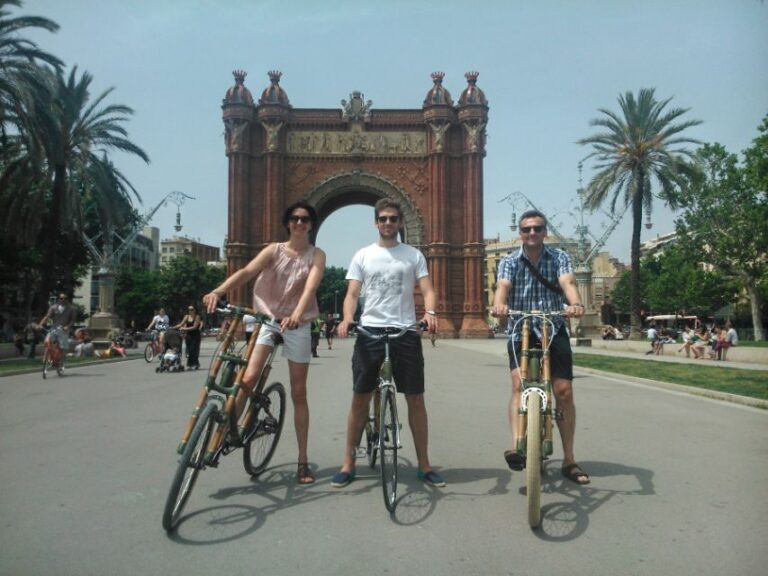 Barcelona: Private Highlights Tour by Bamboo Bicycle - The Experience of Riding a Bamboo Bicycle
