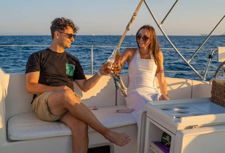 Barcelona: Sailing boat ride with sunset, wine and snacks - What Travelers Say