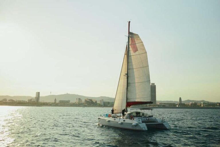 Barcelona: Sunset on a Premium Catamaran with drinks and snacks. - The Value of the Tour