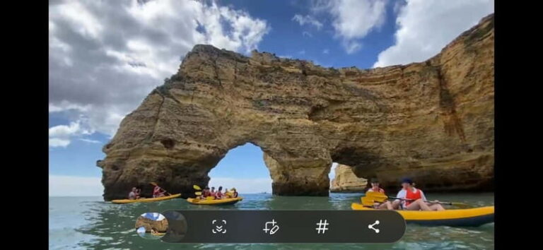 Benagil: Benagil Kayak Tour - The Real Experience: Navigating the Algarve Coast