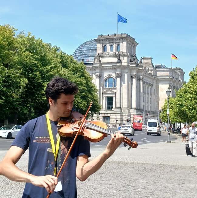 Berlin: Historical Walking Tour with Live Music - The Itinerary in Detail