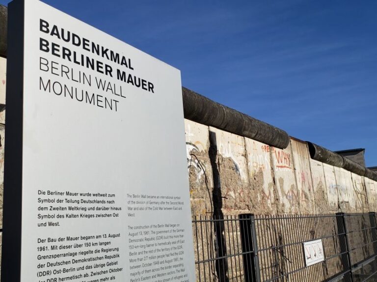Berlin: The Wall and Cold War - a Private Walking Tour - What Makes This Tour Special