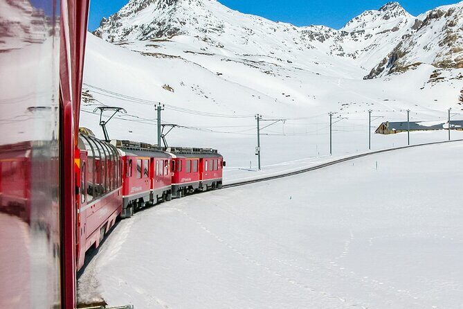 Bernina Red Train Experience by train from Lecco - Varenna - The Real Traveler Experience