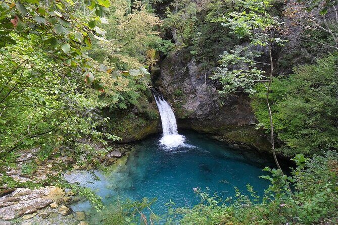 Blue Eye Ksamil Beach, Saranda day tour from Torana Durres golem. - Tepelena Cold Water Waterfalls: A Refreshing Beginning