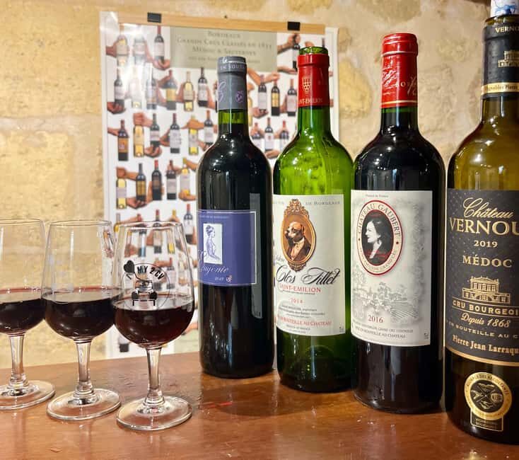 Bordeaux wine: tasting class 4 red wines pairing charcuterie - Who Will Love This Experience?