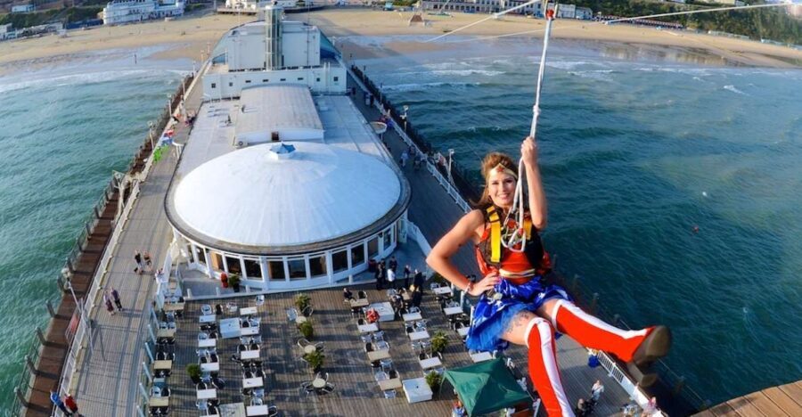 Bournemouth Pier: PierZip Entrance Ticket - The Experience in Detail
