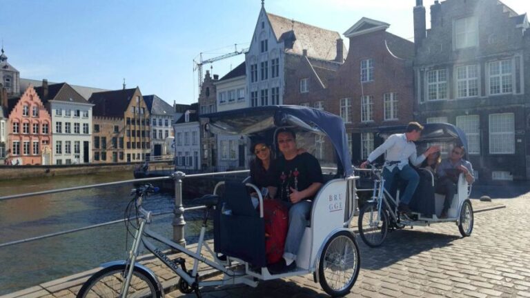Bruges: Private Guided Tour by Pedicab - The Experience: Highlights and Hidden Treasures