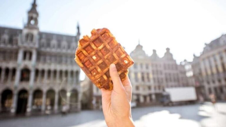 Brussels From Above and Waffle Tasting at Place Louise - The Viewpoint at Place Poelaert