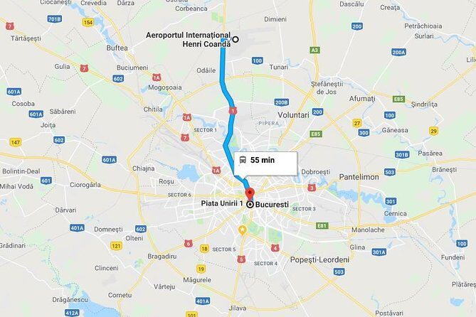 Bucharest Otopeni Airport OTP to Bucharest City Center Hotel - private transfer - The Pickup and Drop-off Experience