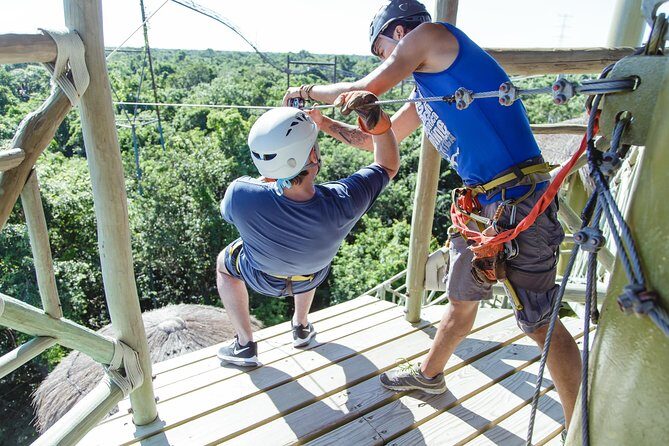 Cancun Extreme Zipline Canopy Tour - Adding Extra Thrills
