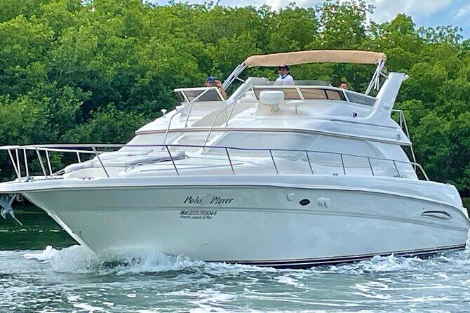 Cancun Yacht Tour - SEARAY YACHT 46 FT GREAT FOR SUNSET 15 PEOPLE MAX 25P9 - Practical Details: Cost, Duration, and What’s Included