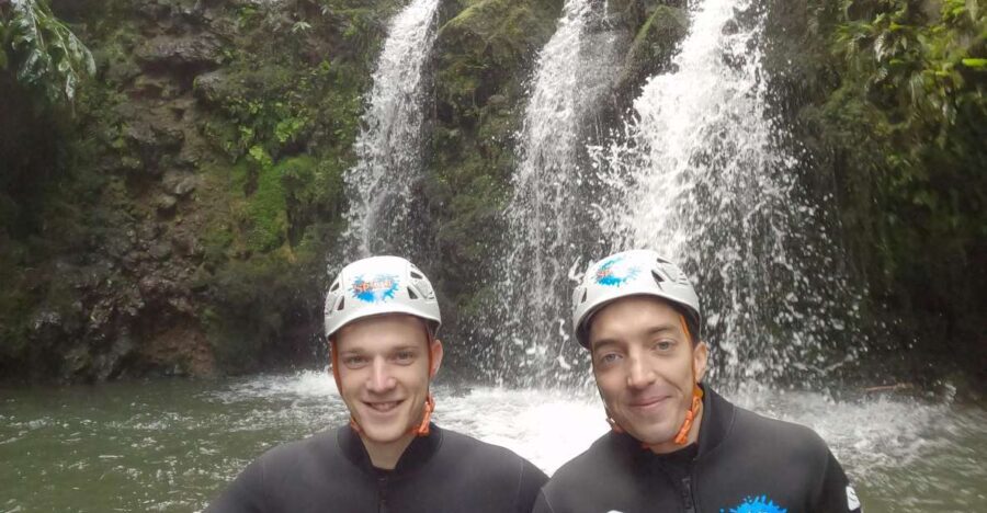 Canyoning in Ribeira dos Caldeirões - The Adventure Itself