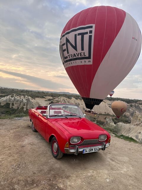 Cappadocia: Hot Air Balloon Watching Tour with Classic Car - What’s included and what’s not