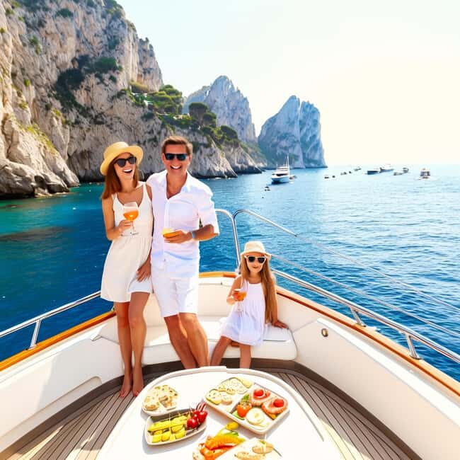 Capri: Yacht Cruise with Swimming, Brunch and City Visit - The Yacht Experience & Comfort