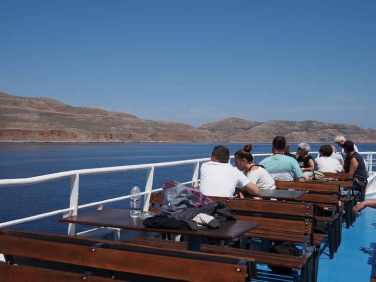 Chania: Balos Gramvousa Cruise with Transfer and Boat Ticket - The Stops and Highlights