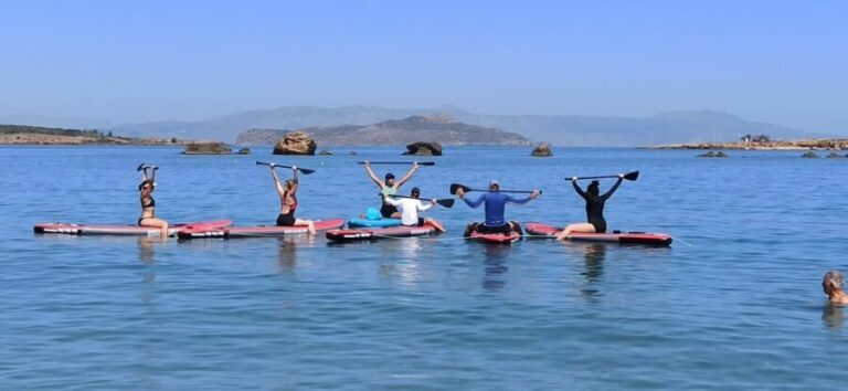 Chania: Morning or Sunset Stand-up Paddleboard Pilates - What is the SUP Pilates Experience?